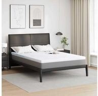 Matratzenauflage vidaXL, Matratzenauflage Wei&szlig; 140 x 200 cm Jacquard Stoff