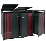 MCW M&uuml;lltonnenbox MCW-O67-3 (1 St), F&uuml;r 3 M&uuml;lltonne mit 80 bis 240 Liter