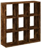 vidaXL B&uuml;cherregal Raumteiler-B&uuml;cherregal R&auml;uchereiche 102x29x103,5 cm,...