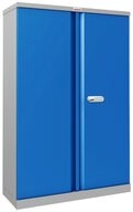 Phoenix Tresor Phoenix SCL1491GBE Aufbewahrungsschrank Grau - 2 T&uuml;ren blau 3...