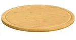 vidaXL Schneidebrett Schneidebretter 6 Stk. &Oslash;40x1,5 cm Bambus, Bambus, (1-St)