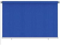 Rollo Au&szlig;enrollo 225 (B) x 140 (H) cm Blau HDPE, vidaXL