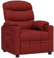 vidaXL Sessel Relaxsessel Weinrot Stoff (1-St)