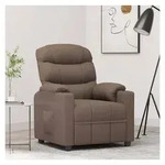 vidaXL Relaxsessel, Relaxsessel Taupe Stoff