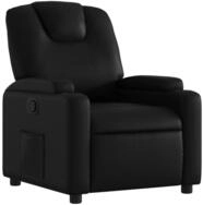 vidaXL Sessel Relaxsessel, Kunstleder, Schwarz (1-St)