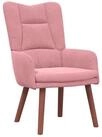 vidaXL Sessel Sessel Rosa 63 x 67 x 94 cm Samt (1-St)