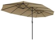 SONGMICS Sonnenschirm, LxB: 460x270 cm, extra gro&szlig;er Doppelsonnenschirm,UPF...