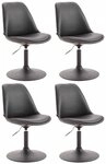CLP Esszimmerstuhl Meverick Kunstleder (4er Set), dreh-& verstellbar