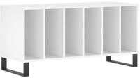 vidaXL Lowboard Plattenschrank Wei&szlig; 100x38x48 cm Holzwerkstoff (1 St)
