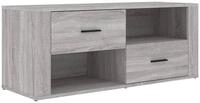 vidaXL TV-Schrank TV-Board Grau Sonoma 100x35x40 cm Holzwerkstoff