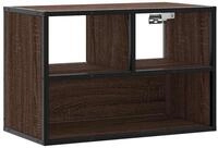 vidaXL TV-Schrank TV-Schrank Braun Eiche 60x31x39,5 cm Holzwerkstoff und Metall