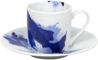 K&ouml;nitz Espressotasse Seeing Blue mit Untertasse 85 ml, Porzellan