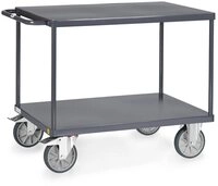FETRA Tischwagen ESD-Tischwagen 9400B - Stahlbl.-Plattformen b&uuml;ndig