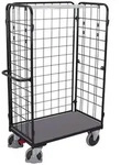 CORDES Transportroller Cordes Paket-Dreiwandwagen hoch RAL 7016