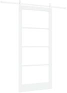 vidaXL Zimmert&uuml;r 93 x 202 cm Schiebet&uuml;r Wei&szlig; 93x202 cm Massivholz Kiefer und...