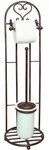 Ambiente Haus Toilettenpapierhalter Antik, antikbraun