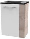 FACKELMANN Waschbecken SBC B. CLEVER G&auml;ste WC Set 2-teilig 45 cm, Braun hell