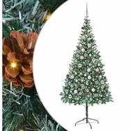 vidaXL K&uuml;nstlicher Weihnachtsbaum K&uuml;nstlicher Weihnachtsbaum Gr&uuml;n 210 cm PVC...