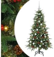 vidaXL K&uuml;nstlicher Weihnachtsbaum K&uuml;nstlicher klappbarer Weihnachtsbaum Gr&uuml;n...