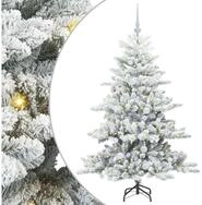 vidaXL K&uuml;nstlicher Weihnachtsbaum K&uuml;nstlicher klappbarer Weihnachtsbaum Wei&szlig;...