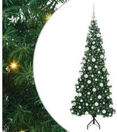 vidaXL K&uuml;nstlicher Weihnachtsbaum Eckiger k&uuml;nstlicher Weihnachtsbaum Gr&uuml;n...