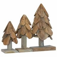 vidaXL K&uuml;nstlicher Weihnachtsbaum Weihnachtsbaum mit St&auml;nder 3 pcs Braun...