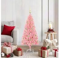 vidaXL K&uuml;nstlicher Weihnachtsbaum, Weihnachtsbaum mit 150 LEDs mit St&auml;nder...