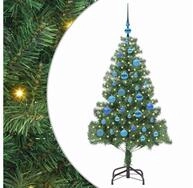 vidaXL LED Baum Weihnachtsbaum mit 150 LEDs mit St&auml;nder Gr&uuml;n 150 cm PVC