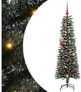 vidaXL LED Baum K&uuml;nstlicher Weihnachtsbaum mit 150 LEDs mit St&auml;nder Gr&uuml;n 150...
