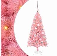 vidaXL LED Baum Weihnachtsbaum mit 150 LEDs mit St&auml;nder Rosa 120 cm PVC