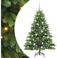 vidaXL LED Baum K&uuml;nstlicher Weihnachtsbaum mit 150 LEDs Gr&uuml;n 150 cm PE und PVC