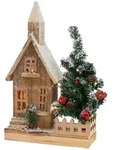 ECD Germany Weihnachtsdorf Weihnachtshaus beleuchtete Winterlandschaft...