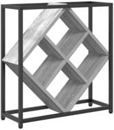 vidaXL Weinregal Weinregal Graues Sonoma 51 x 18 x 52,5 cm Holzwerkstoff, 1-tlg.