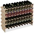relaxdays Weinregal Erweiterbares Weinregal f&uuml;r Flaschen, 60 Flaschen
