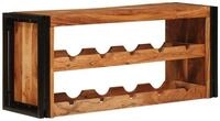 vidaXL Weinregal Weinregal Braun 100 x 45 x 33 cm Massivholz, 1-tlg.