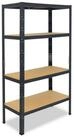 shelfplaza Schwerlastregal HOME, 155x120x50cm anthrazit, 4 B&ouml;den, Kellerregal,