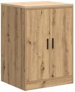 vidaXL Werkzeugschrank Garagen-Aufbewahrungsschrank Artisan-Eiche Massivholz...