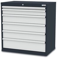 Simplaflex Werkzeugschrank Schubladenschrank, 6 Schubladen, BxTxH 900x575x920 mm