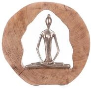 GILDE Dekofigur Skulptur Health, silber/natur (1 St), silberfarben/natur,...