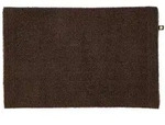 Rhomtuft Badematte Pur, 100% Baumwolle, Wendemodell braun 50.00 cm x 75.00 cm