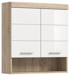 xonox.home Badezimmerspiegelschrank Lambada Badschrank Wandh&auml;ngend 2 T&uuml;ren, 3