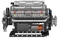 Mould King 10087 L4 Ottomotor Konstruktions-Spielset, (1787 St)