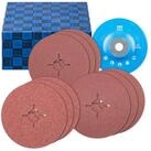 Pferd St&uuml;tzteller PFERD TOOLS Fiberscheiben-Set 10-tlg. Korund &Oslash; 125 mm A36,...