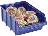 raaco Aufbewahrungsbox 107006 Sichtlagerkasten Blau 1 St.
