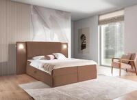 Fun M&ouml;bel Boxbett Bett MARTEN &Uuml;berl&auml;nge in Stoff Magic Velvet Set.1 (220cm...