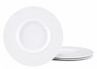CreaTable Tafelservice Show Time Hammer Weiss (4-tlg), 4 Personen, Porzellan