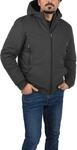 Winterjacke BLEND "Winterjacke BHEleon", Herren, Gr. M, grau (phantom grau),
