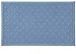 Rhomtuft Duschmatte Seaside, H&ouml;he 6 mm, 100% Baumwolle blau 70.00 cm x 120.00...
