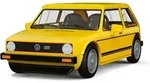 COBI COBI VW Golf GTI 1976&ndash;1983 gelb &ndash; 74 Teile Bausteinset 1:35