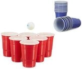 relaxdays Spiel 100 x Beep Pong Becher